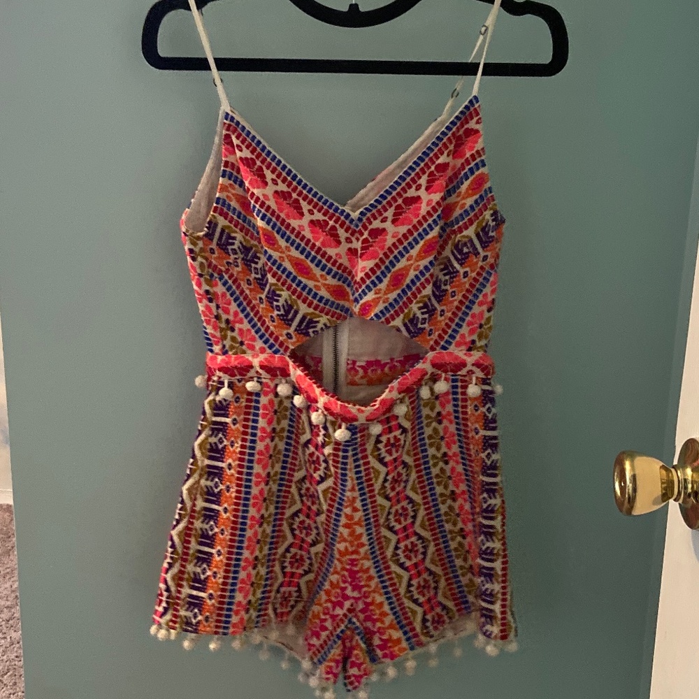 Saylor Multi-Colored Romper